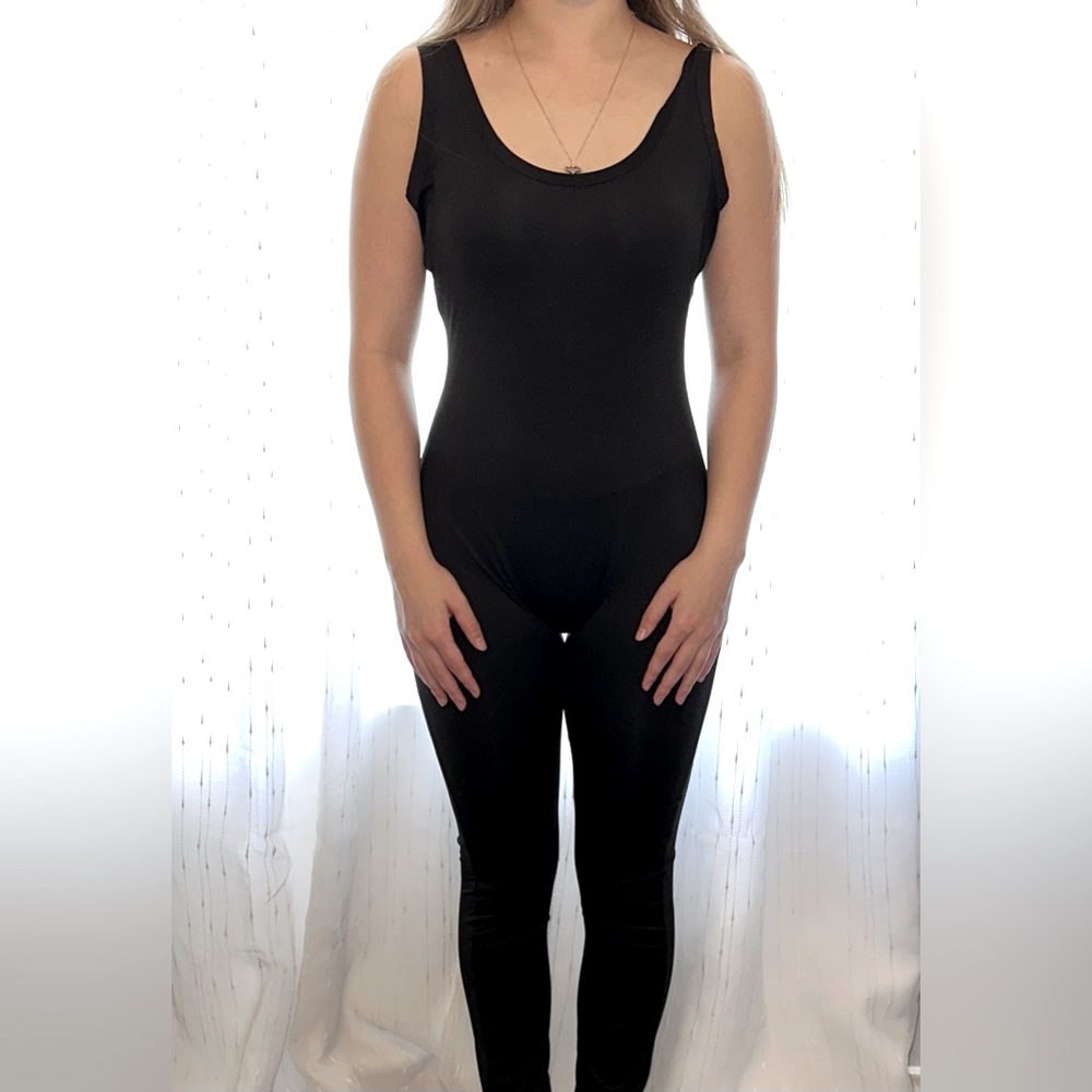Black active wear jump suit (size s)